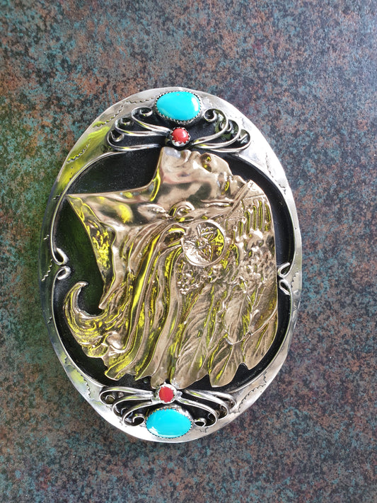 Indian Head Belt Buckle