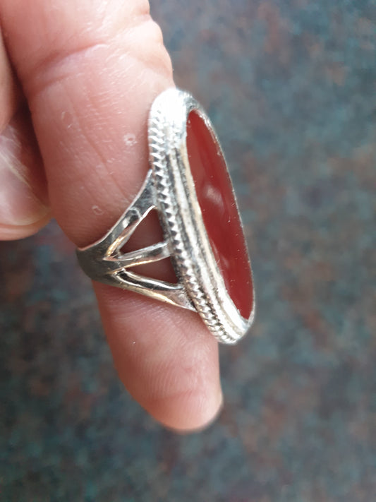 Carnelian ring repair