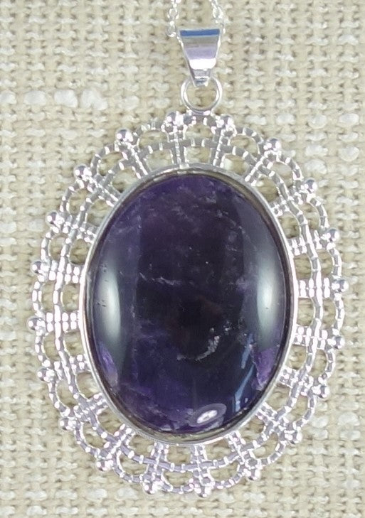 Large Amethyst Pendant
